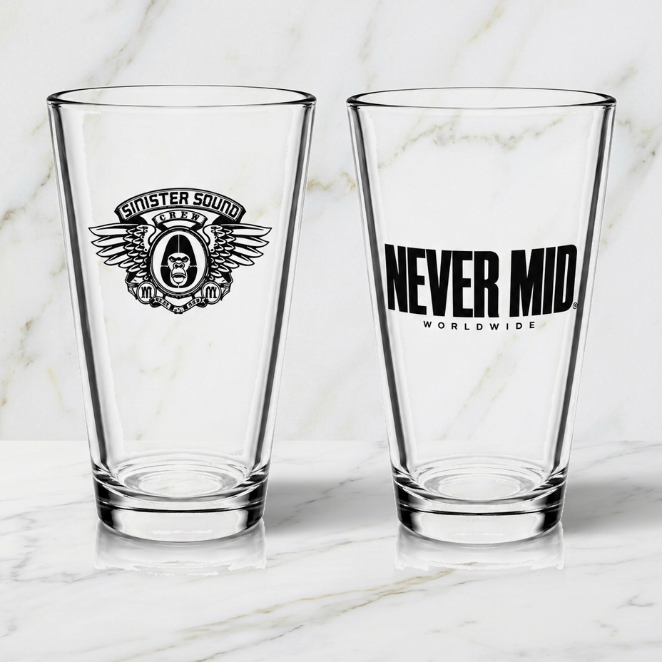 SINISTER SOUND CREW ◆ 30th Anniversary Pint Glass mockup